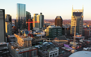 Crane City skyline
